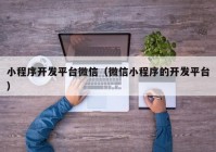 小程序開發(fā)平臺微信（微信小程序的開發(fā)平臺）