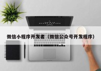 微信小程序開發(fā)者（微信公眾號開發(fā)程序）