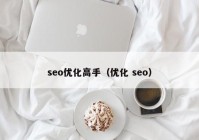 seo優(yōu)化高手（優(yōu)化 seo）